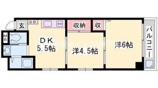 吉本マンションの間取り画像