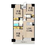 フロンティアタワー難波EAST (旧グランソレイユ日本橋)の間取り画像