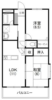 フェリス南平の間取り画像