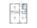 レオパレス鹿子木AREAⅡの間取り画像