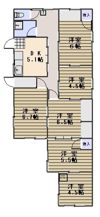 矢坂東町戸建の間取り画像