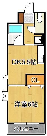 スカイエミナンス紅梅の間取り画像