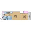クリエオーレ鶴橋の間取り画像
