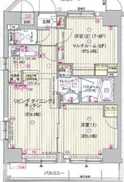 エステムプラザ神楽坂North Residenceの間取り画像