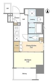ORME COURT NIPPORI EASTの間取り画像