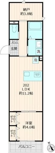 仮称メゾンブルーの間取り画像