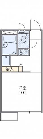 レオパレスグリーンパークの間取り画像