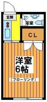 藤の木ハイツの間取り画像