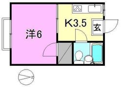 赤松ハイツの間取り画像