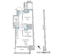 パークアクシス横濱関内SQUAREの間取り画像