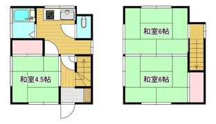 鶴瀬西2丁目貸家の間取り画像
