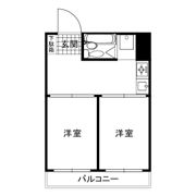 ライオンズマンション万世第2の間取り画像