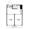 ライオンズマンション万世第2の間取り画像