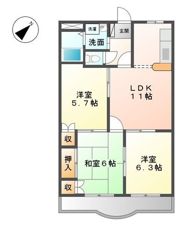 エランドールⅡの間取り画像