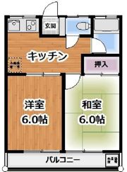 シャトン田中の間取り画像