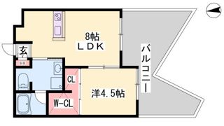 ヴィアーレ南町の間取り画像