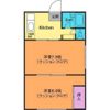 サンハイツの間取り画像