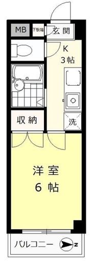 グランコート赤塚弐番館の間取り画像