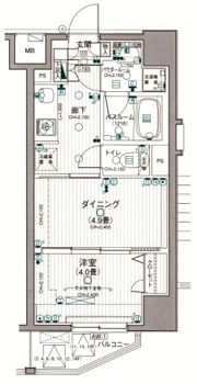 日神デュオステージ池袋の間取り画像