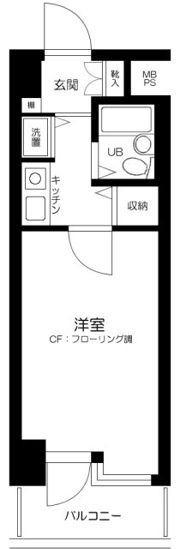 ピュアシティ横浜の間取り画像