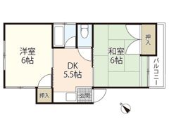 佐藤マンションの間取り画像
