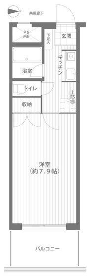 朝日プラザ岡山中山下の間取り画像