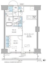 パークアクシス品川天王洲アイルの間取り画像