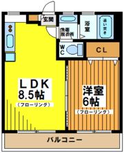 マツダマンションの間取り画像