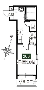 MELDIA桜区田島3丁目No.2の間取り画像