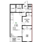 EIJU加島B(南側)の間取り画像