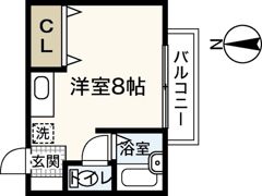 グランディーYの間取り画像