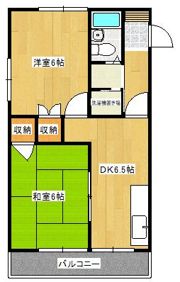 エバグリーンハイツの間取り画像