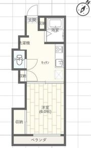 ハイツ千代の間取り画像