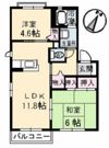 リーベンステージ Ⅰの間取り画像