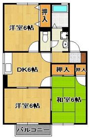 フロッシュ ツバイの間取り画像