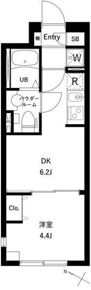 コンポジット千駄木ヒルトップの間取り画像