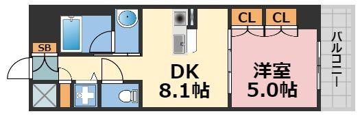 セイワパレス大手通の間取り画像