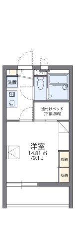 レオパレスソワ メゾンⅢの間取り画像