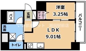 ベルヴィ石山の間取り画像