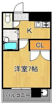 ユースハイツMDの間取り画像