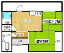 西村千足貸家の間取り画像