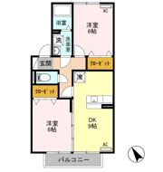 フリージアMの間取り画像