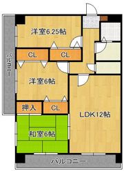 三島マンションIの間取り画像