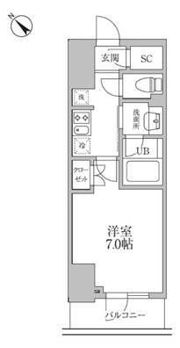 レジディア文京本郷Ⅲの間取り画像