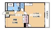 パラシオン八王子の間取り画像