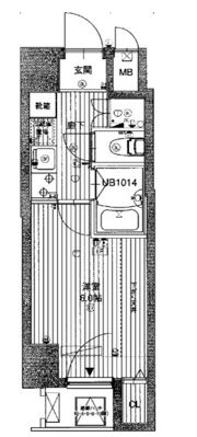 ファーストプレイス菊川の間取り画像
