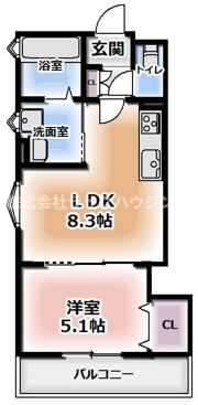 クリエオーレ常盤町の間取り画像