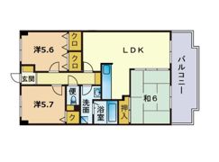 プレステージ塔原の間取り画像