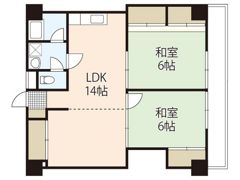 サニーヒル江波の間取り画像