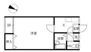 ベルハイムⅥの間取り画像